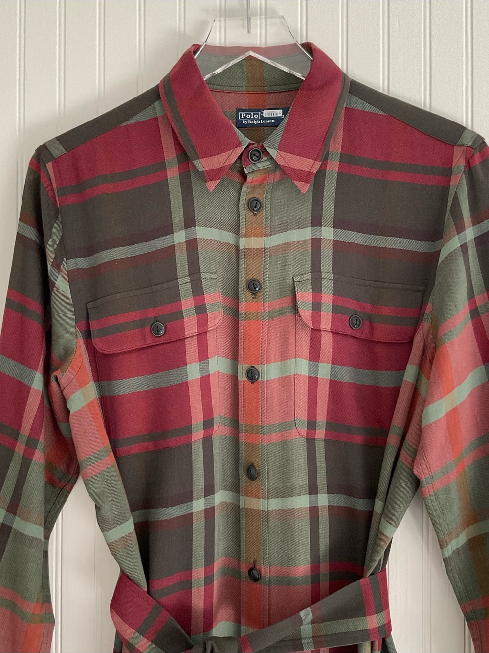 Polo Ralph Lauren Checked Cotton-Blend Maxi Dress - Picture 6 of 13